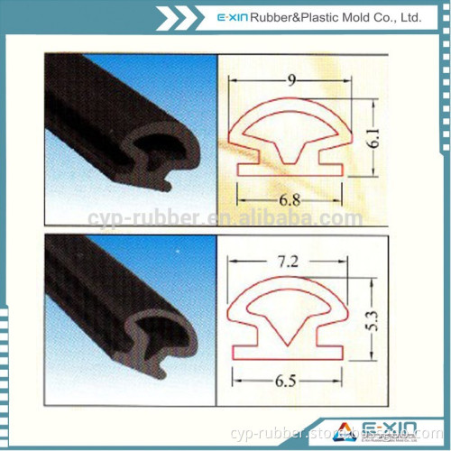 low price factory direct sale -door weather seal/Clear PVC Extruded Strip